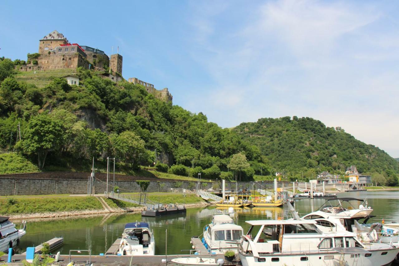Musikalische Ferienwohnung Mit Rheinblick Sankt Goar Exterior foto